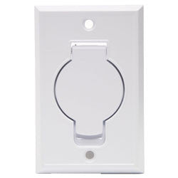 Wall Face Plate (White Plastic)